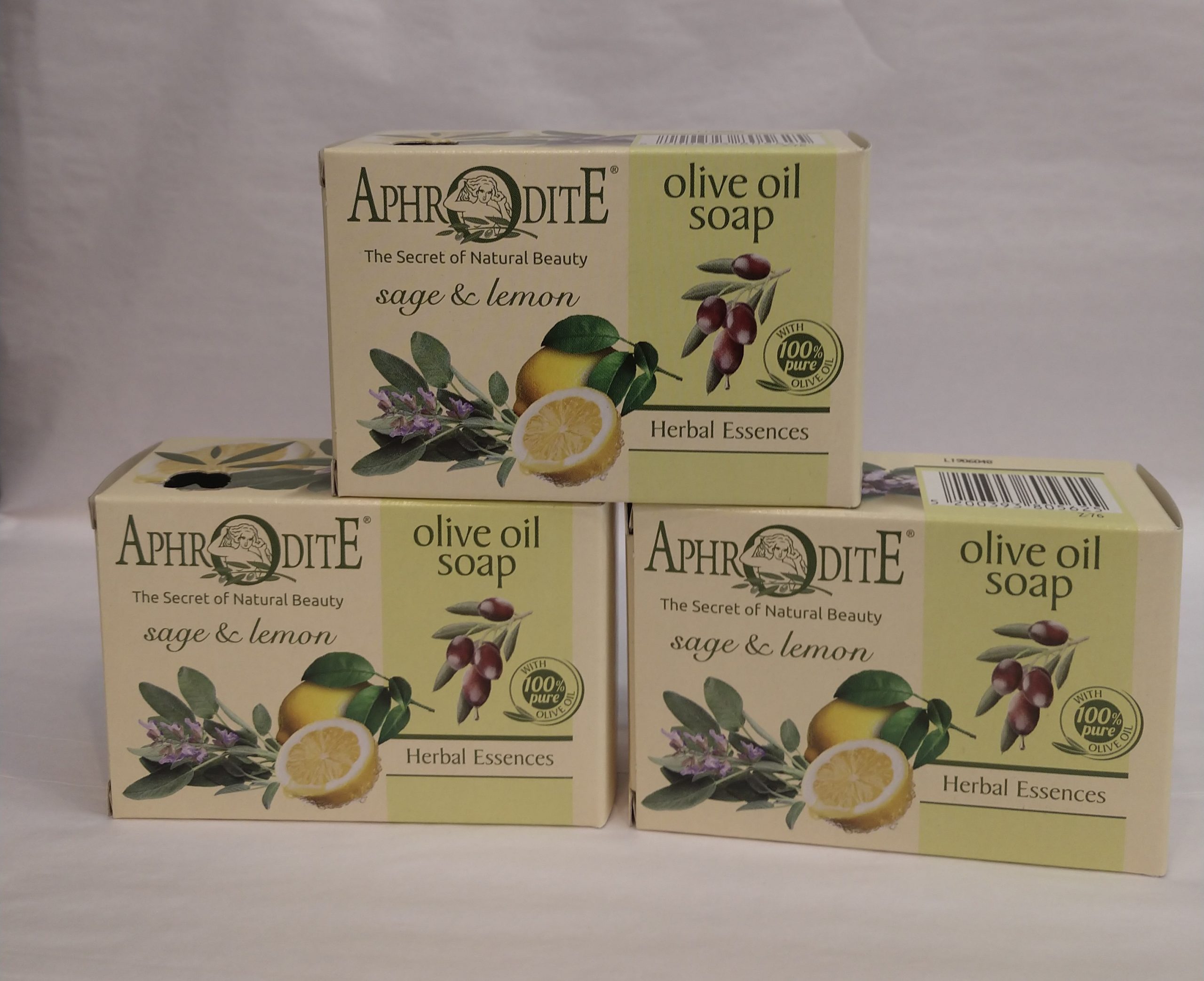 Aphrodite Olive Oil Soap w/Lemon and Sage
