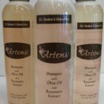 shampoo with olive oil and rosemary extract