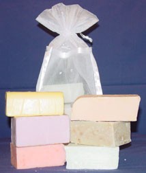6 assorted Pure Olive Oil Soaps - Assorted