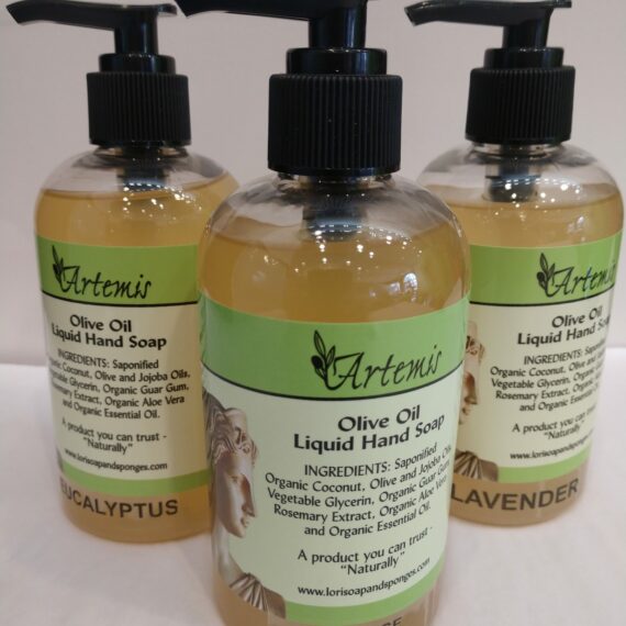 Olive oil liquid hand soap assortment of 3 (specify scent)